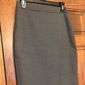 Ann Taylor Brown Pencil Skirt